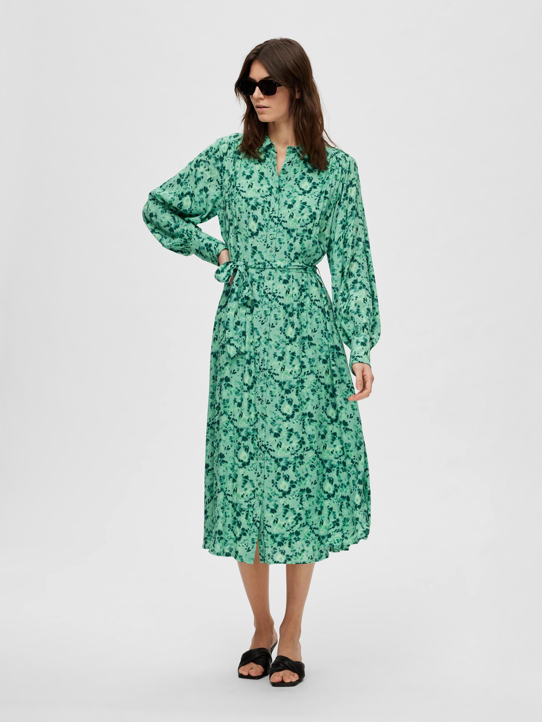 Walda Midi Dress - Absinthe Green